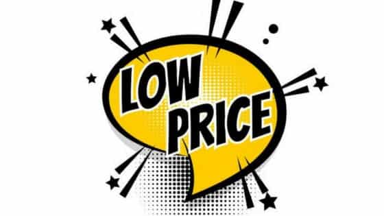 Everyday low pricing