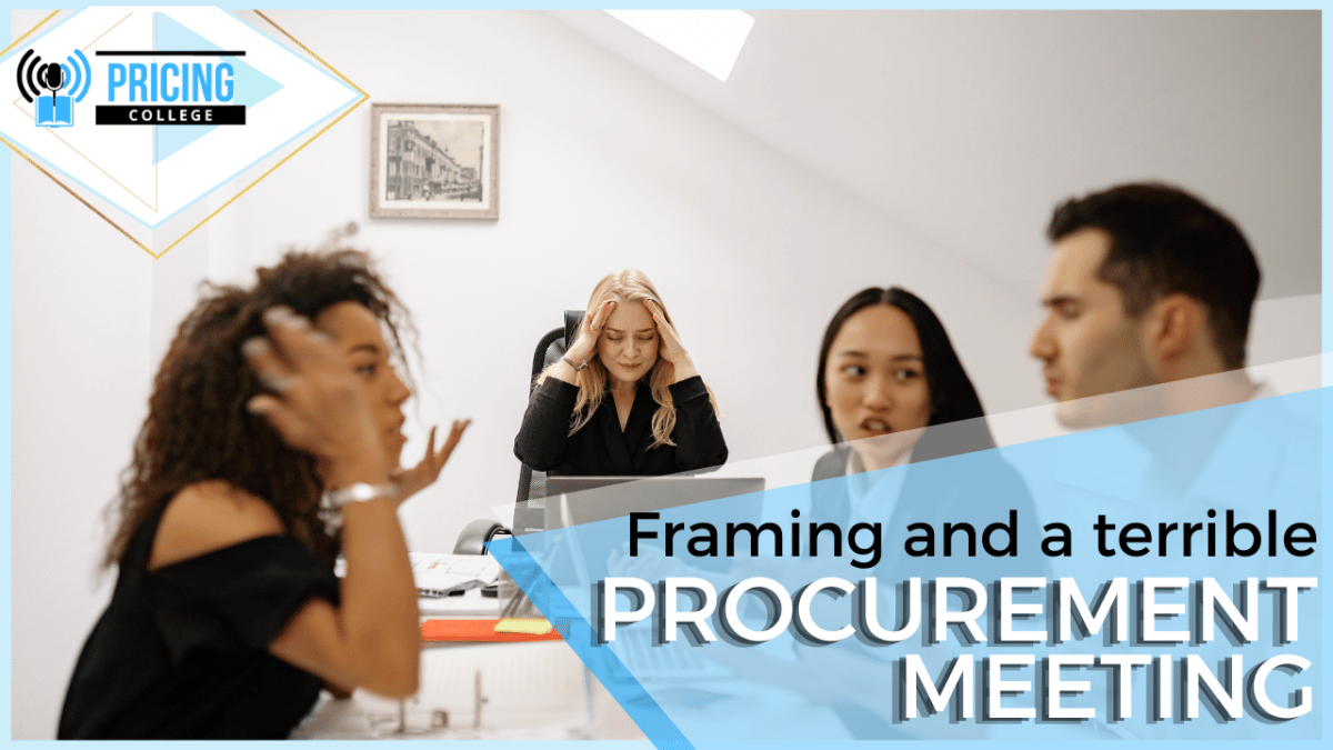 The Four Types of Framing in a Procurement Meeting