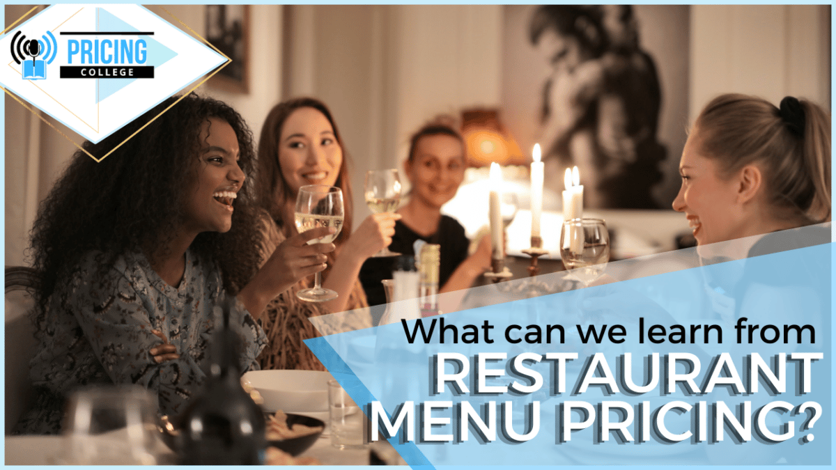 MENU PRICING