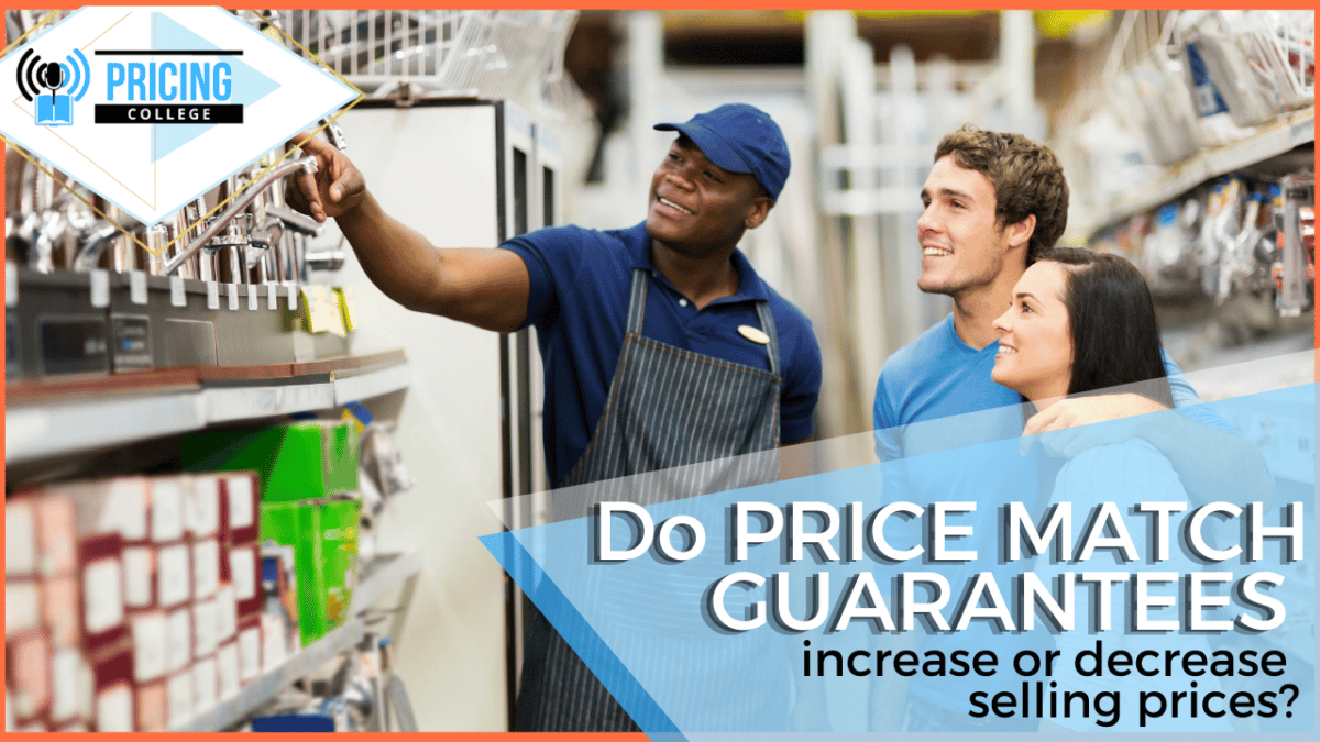 Do price match guarantees increase or decrease selling prices?