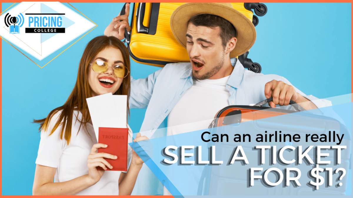 Can an airline really sell a ticket for $1