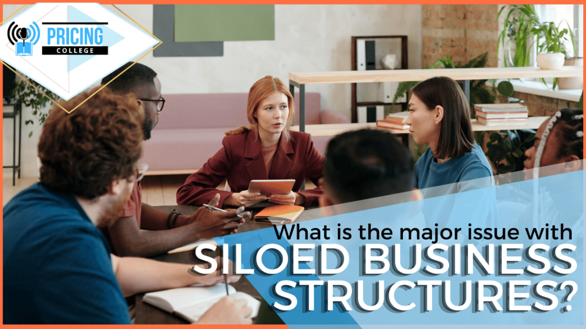 What is the major issue with siloed business structures